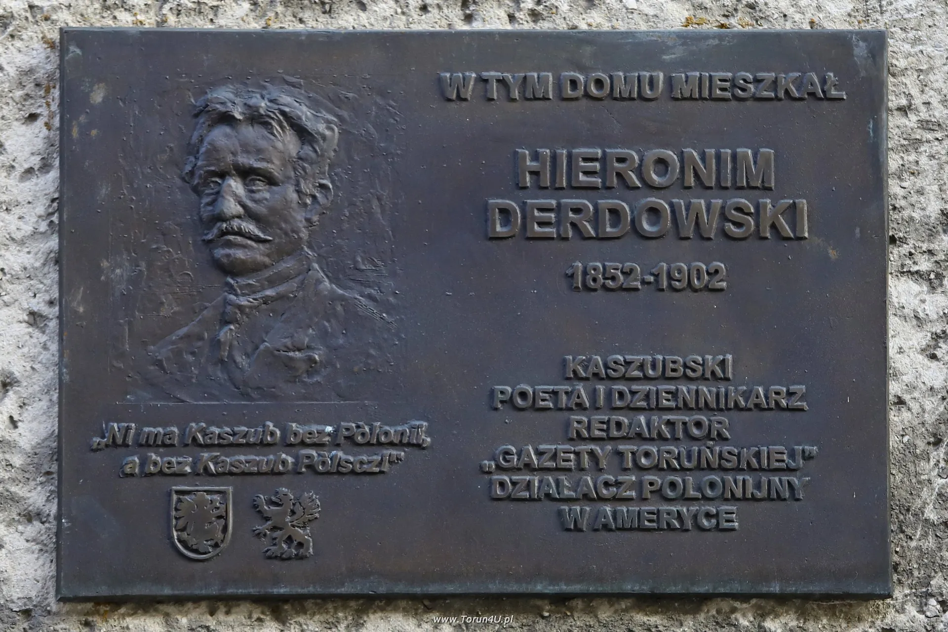 Tablica pamiątkowa Hieronima Derdowskiego