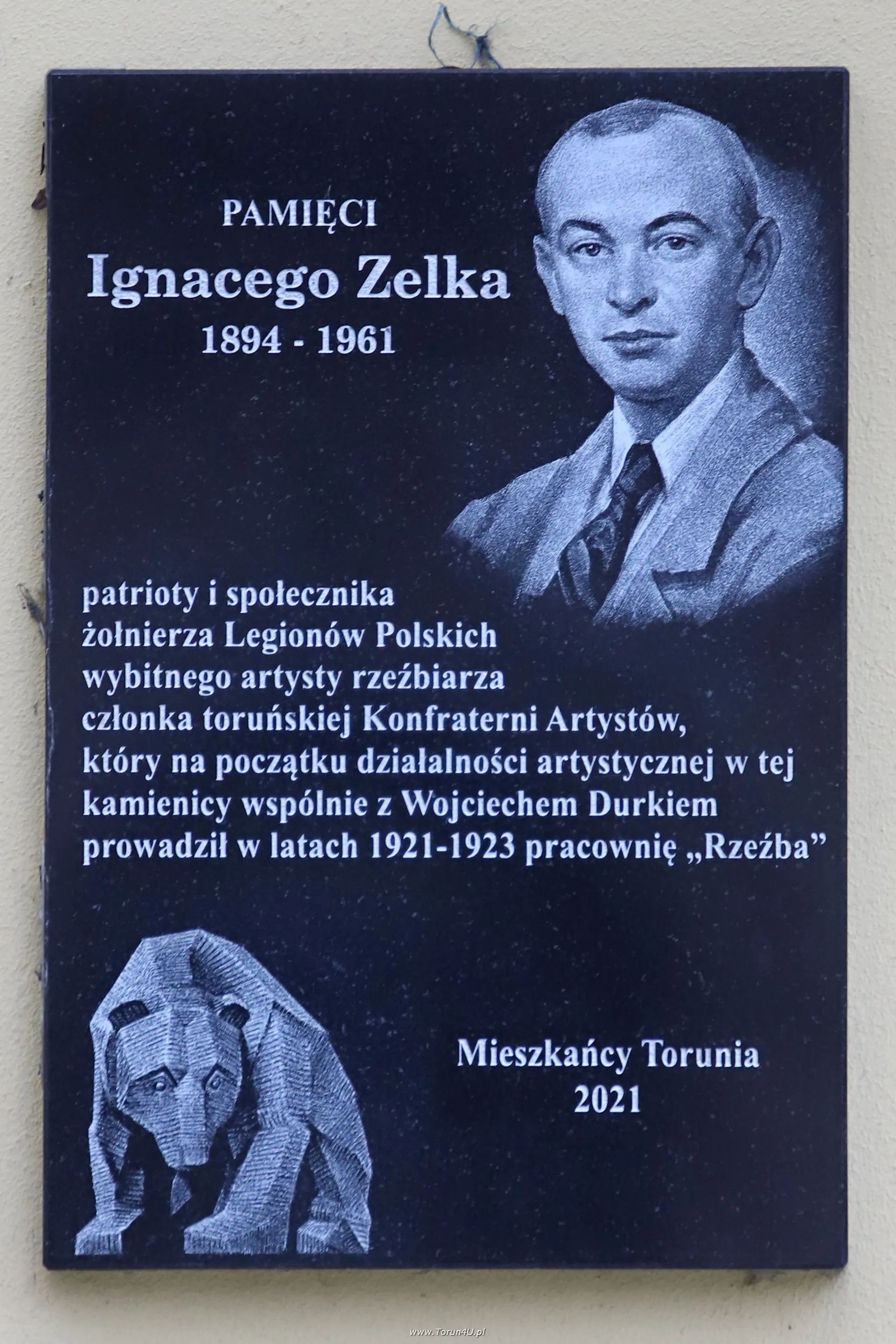 Tablica pamiątkowa Ignacego Zelka