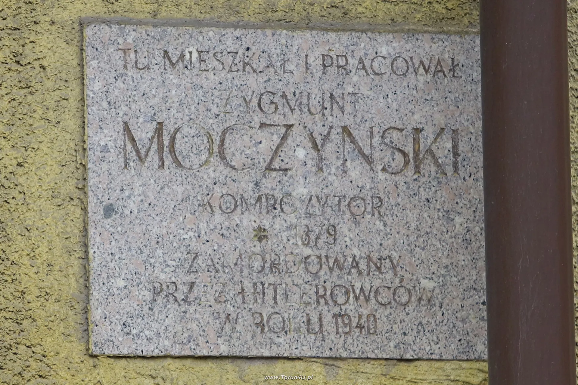 Tablica pamiątkowa Zygmunta Moczyńskiego