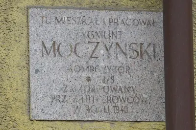 Tablica pamiątkowa Zygmunta Moczyńskiego