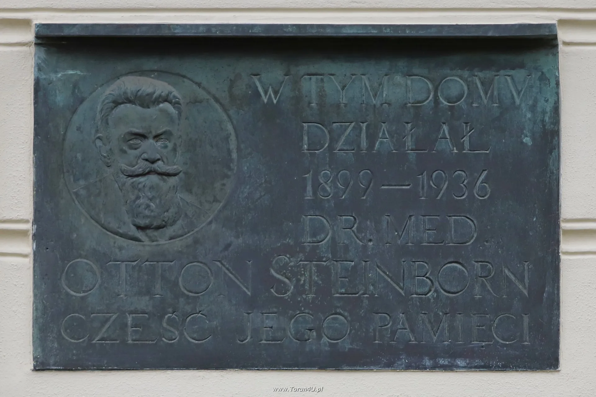 Tablica pamiątkowa Ottona Steinborna